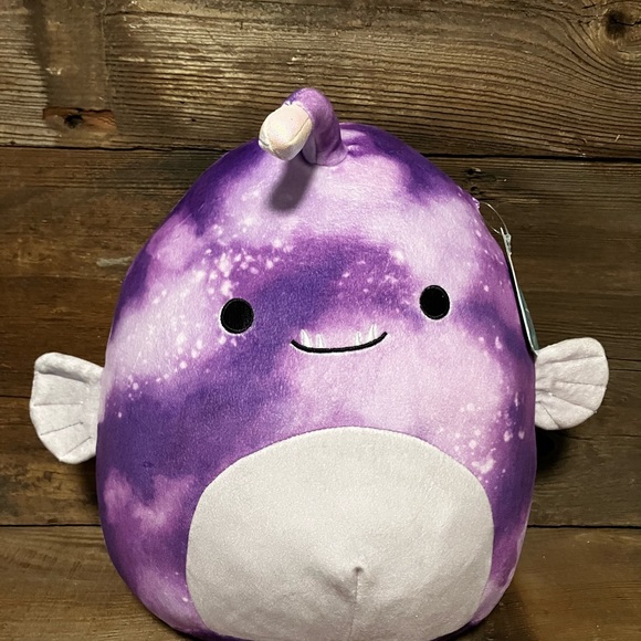 KellyToys Easton Squish mallows Purple Angler Fish - Picture 5 of 6